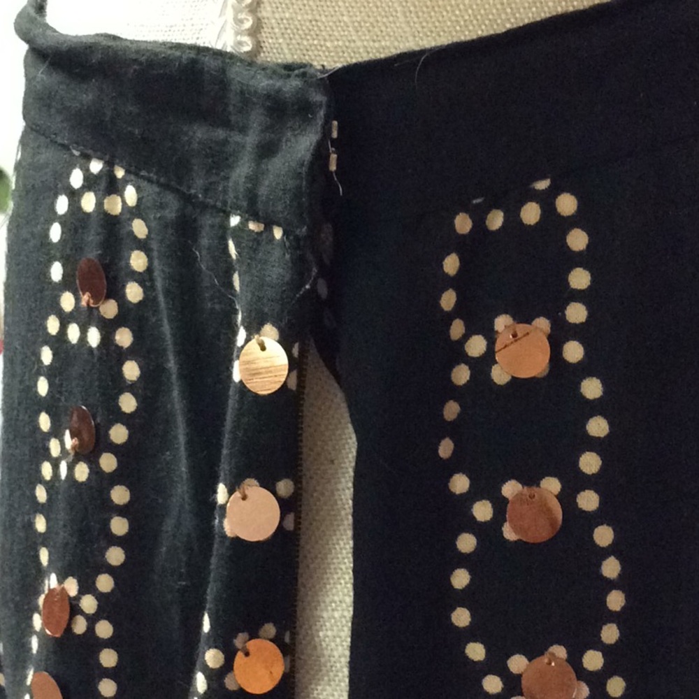 Magic Brand Bohemian Flowing Skirt with Sequins - Picture 4 of 6